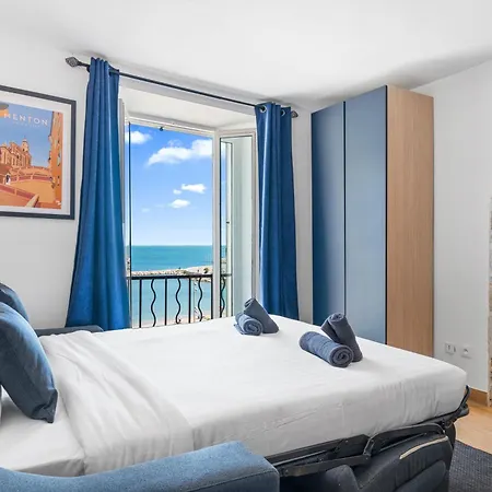Les Sablettes - Cosy Vue Mer, Vieux Appartement *