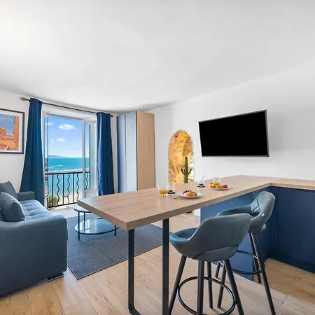 아파트 Les Sablettes - Cosy Vue Mer, Vieux *