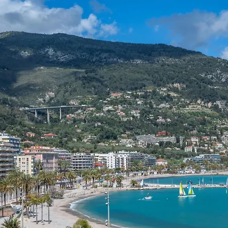 Les Sablettes - Cosy Vue Mer, Vieux Apartment Menton