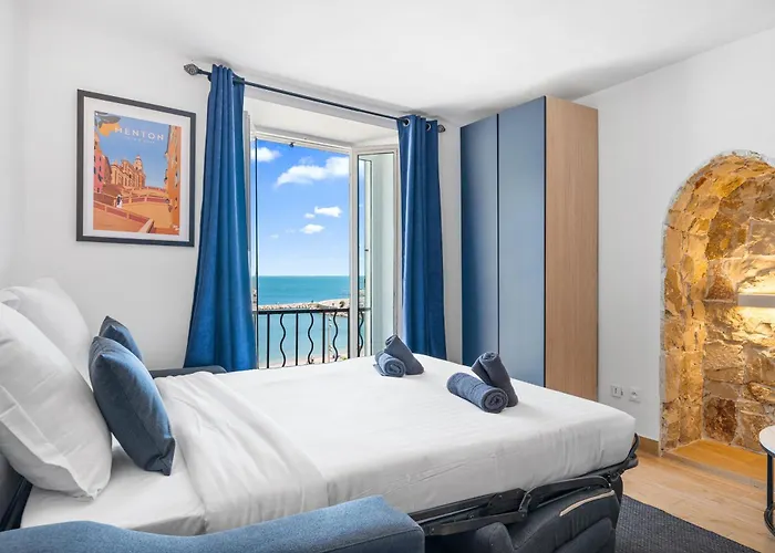 Les Sablettes - Cosy Vue Mer, Vieux 아파트 *