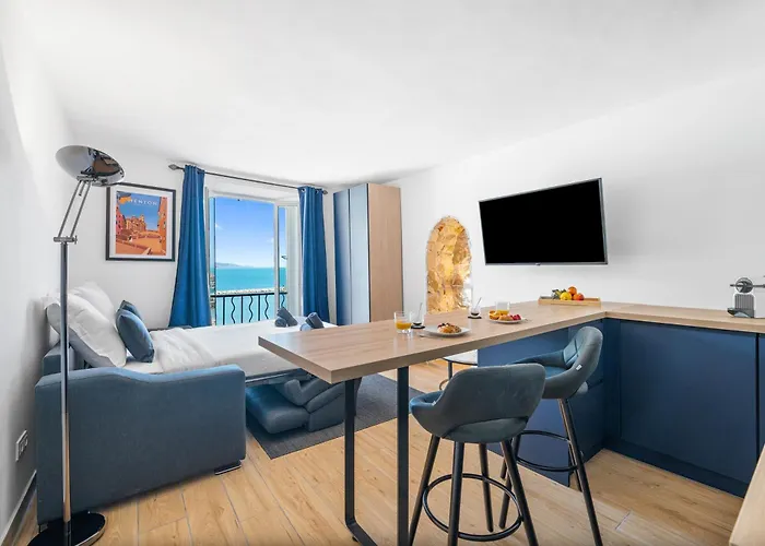 Les Sablettes - Cosy Vue Mer, Vieux 멍똥